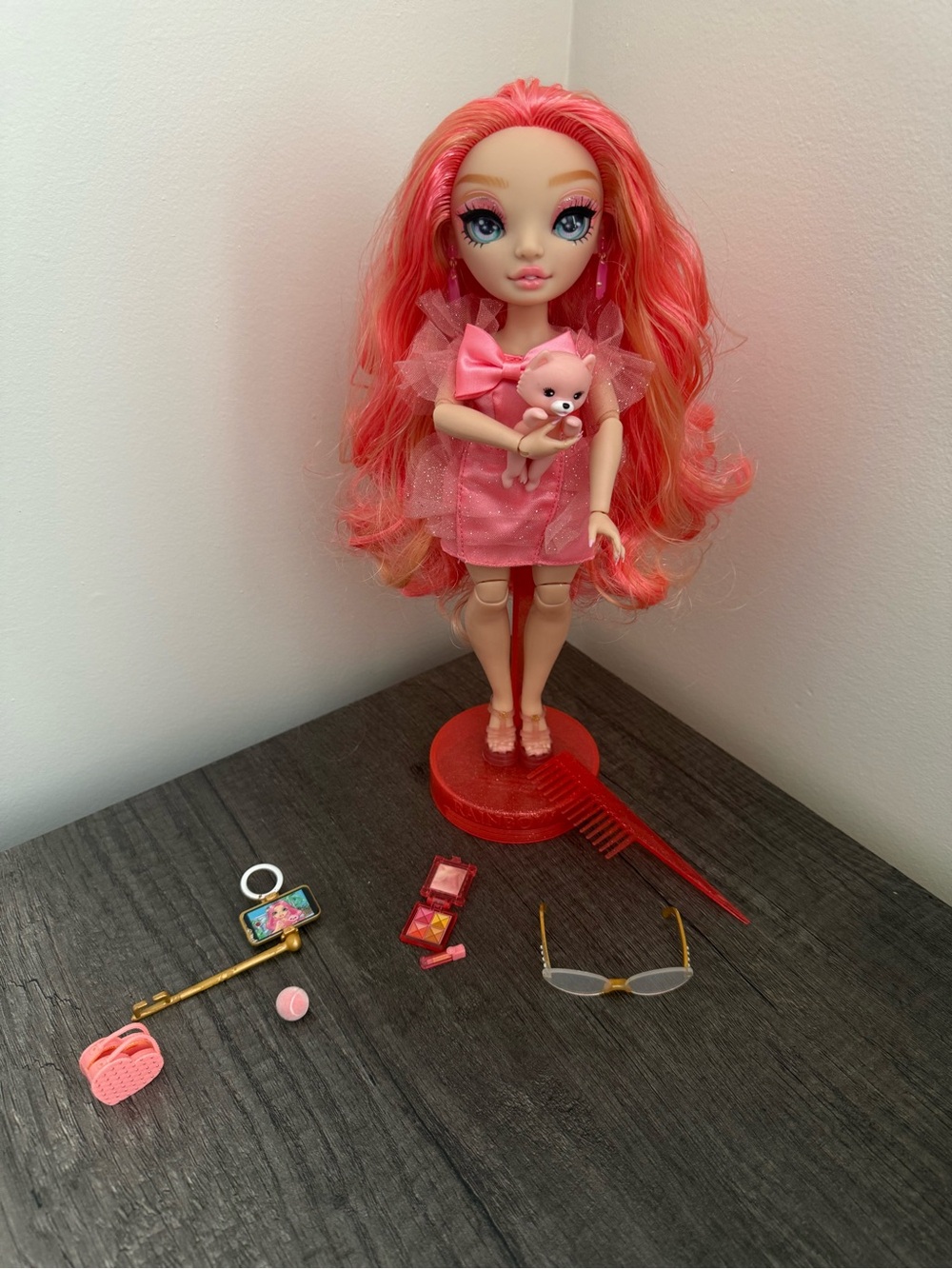 💖 Rainbow High Pinkly Paige – Display Only & Complete! 💖